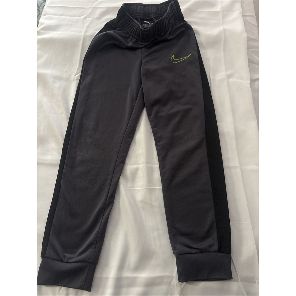 Nike Boys Active Pants Gray Track Pants Size 7